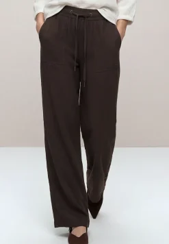 High Waist Wide Leg Hose im Loose Fit