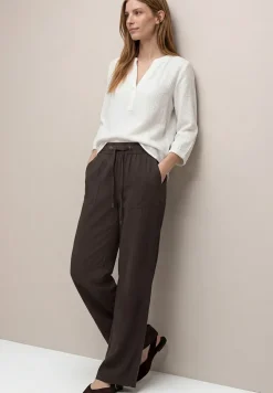 High Waist Wide Leg Hose im Loose Fit