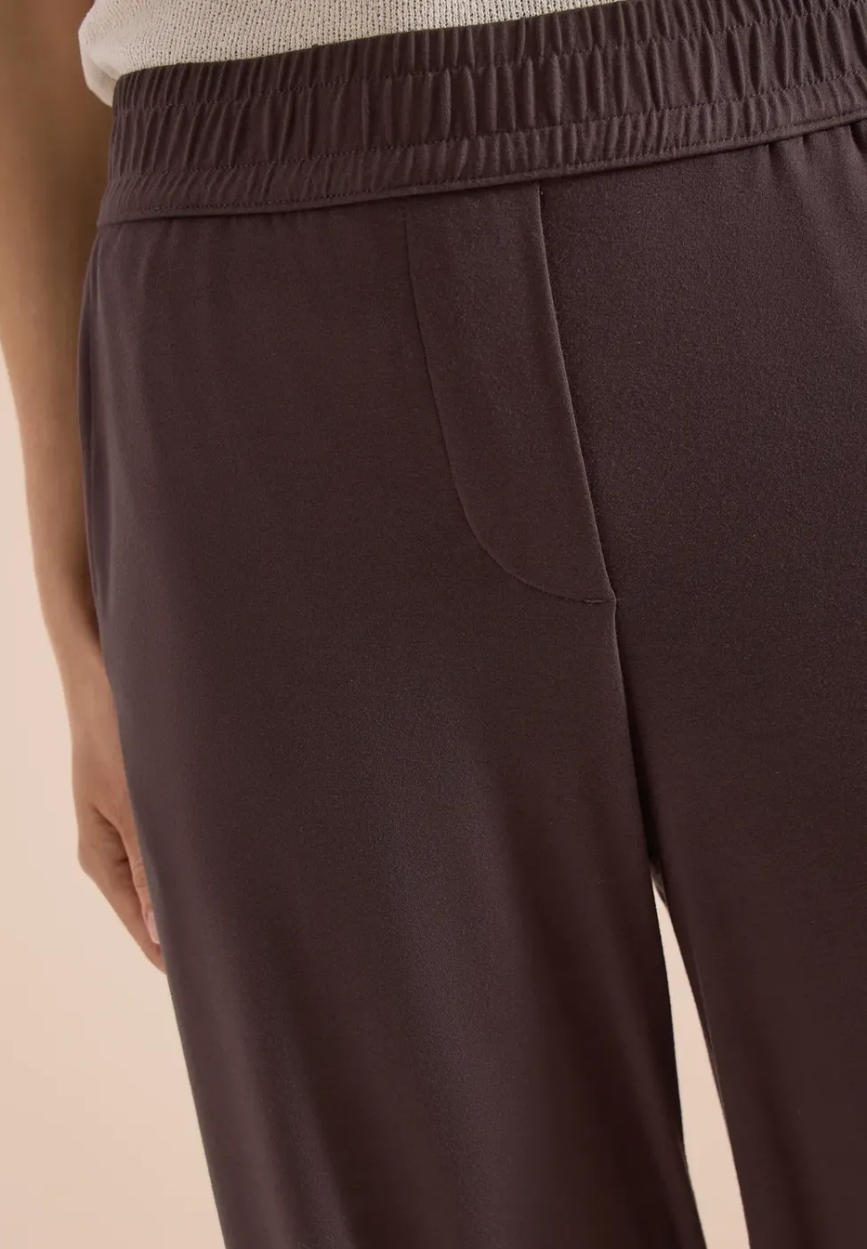 High Waist Wide Leg Hose im Loose Fit