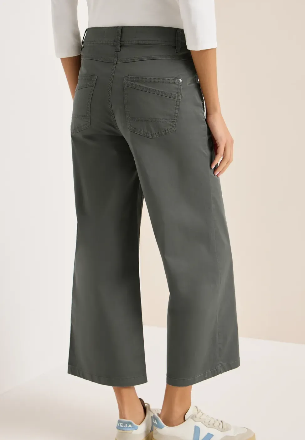 High Waist Wide Leg Hose im Loose Fit