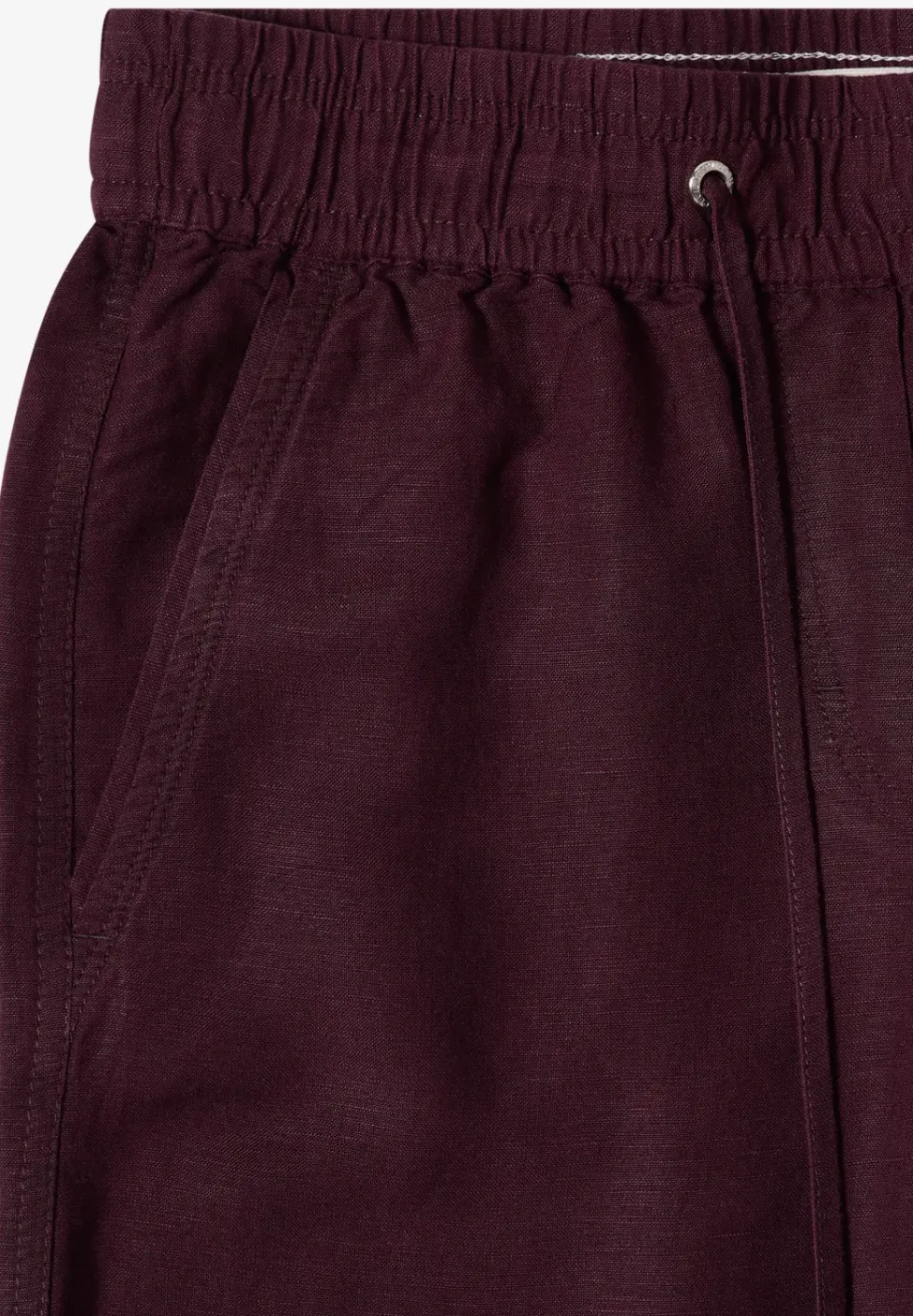 High Waist Wide Leg Hose aus Leinenmix