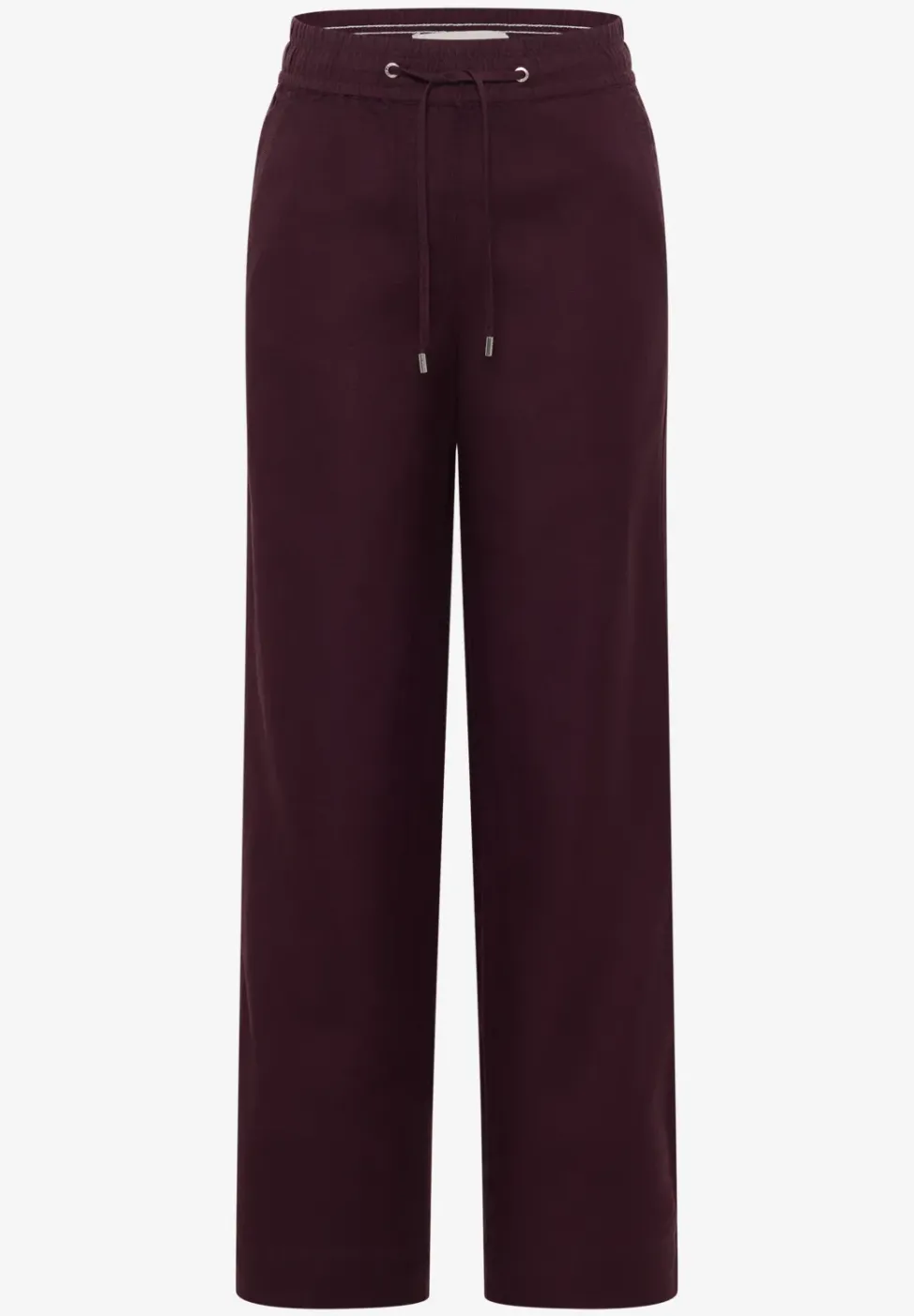 High Waist Wide Leg Hose aus Leinenmix