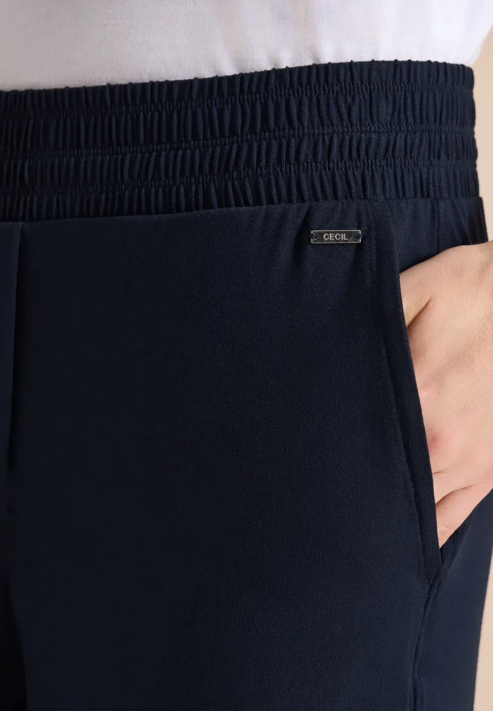 High Waist Wide Leg Hose im Loose Fit