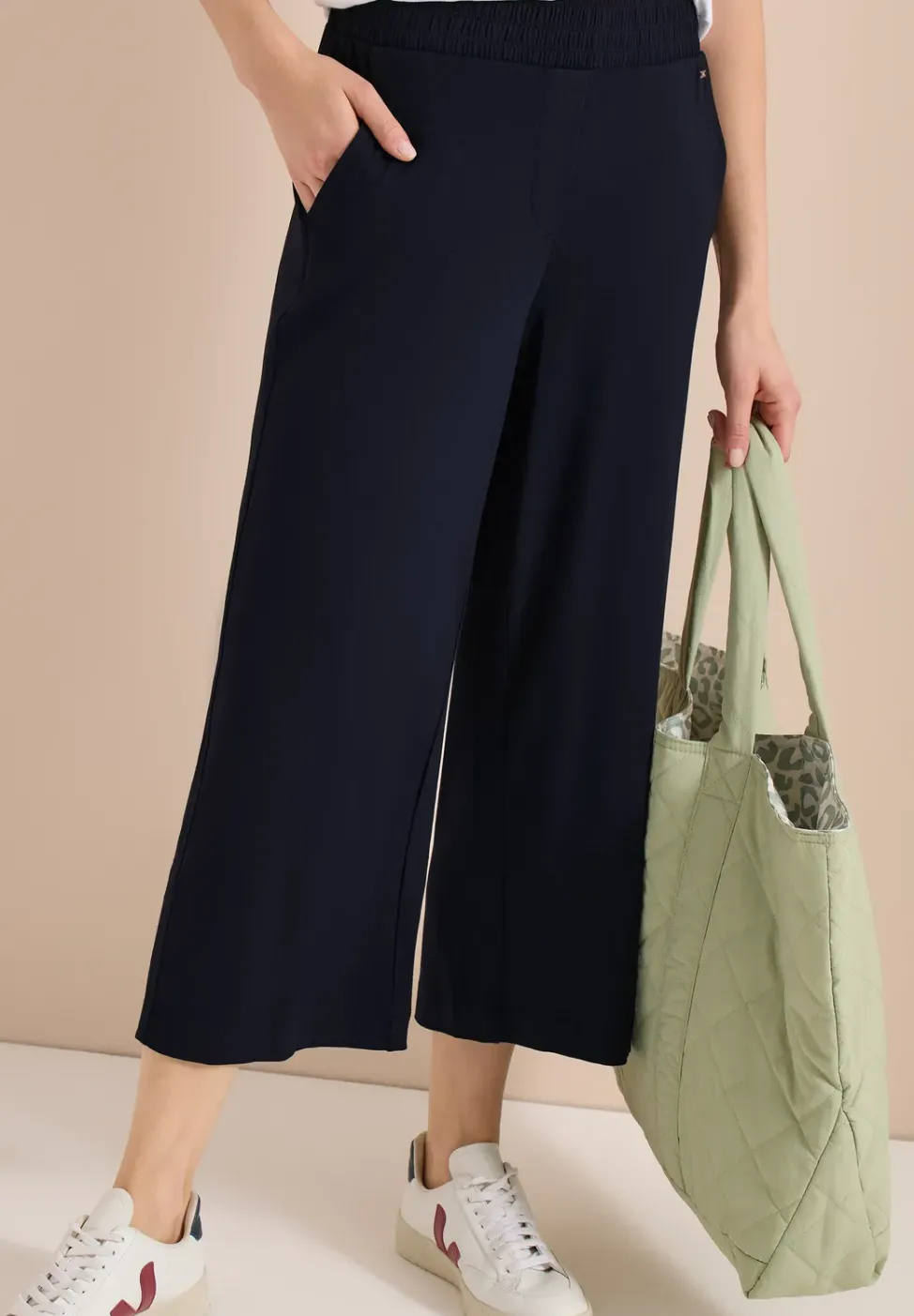 High Waist Wide Leg Hose im Loose Fit
