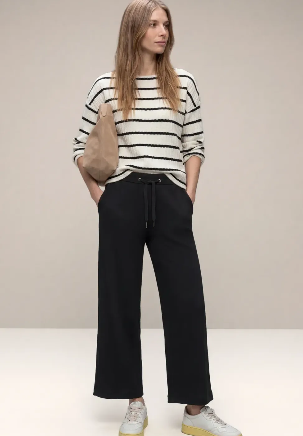 High Waist Wide Leg Hose im Casual Fit
