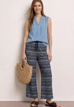 High Waist Wide Leg Hose im Loose Fit