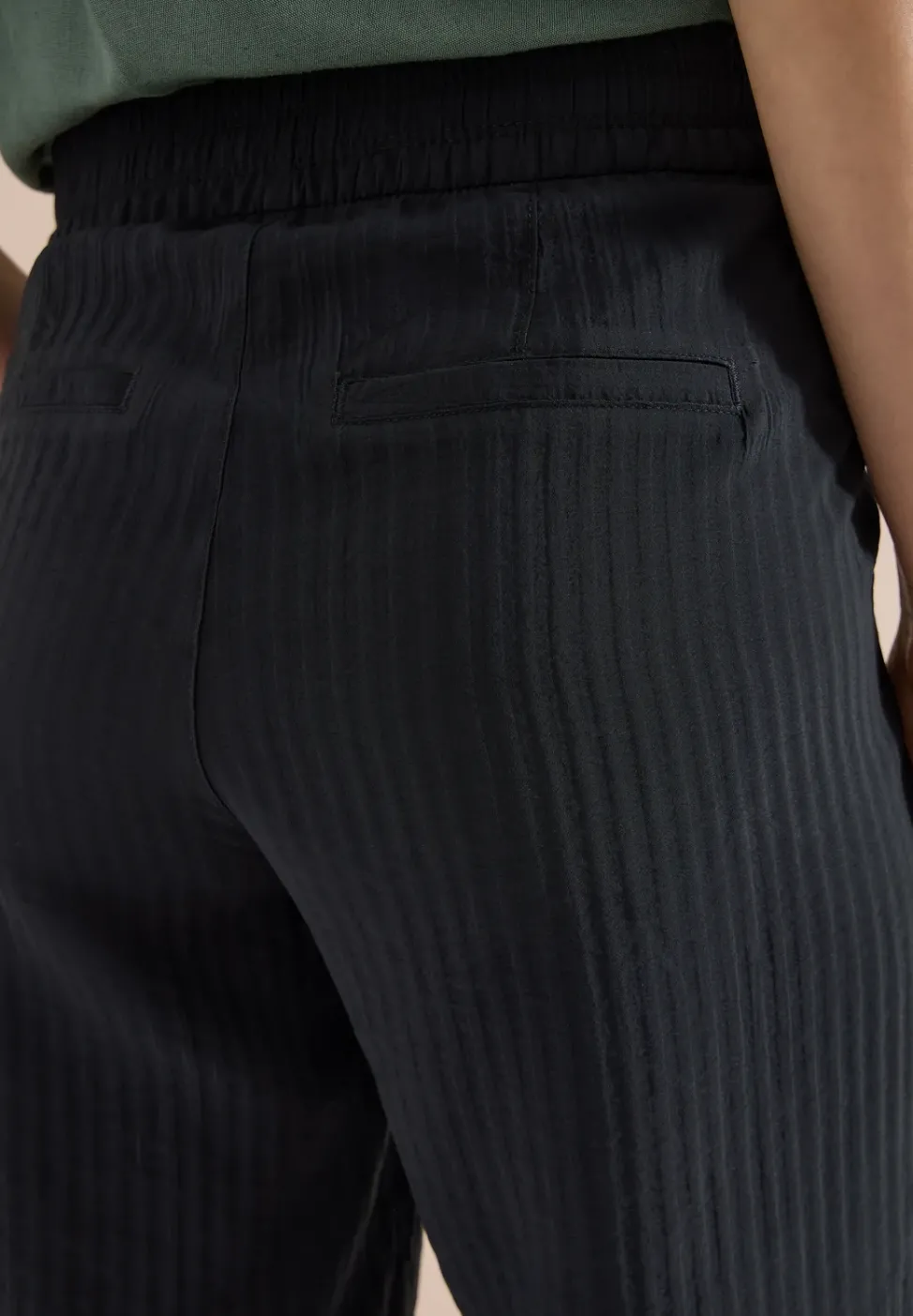 High Waist Wide Leg Hose im Loose Fit