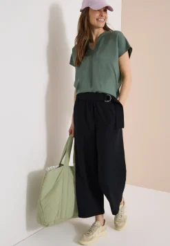 High Waist Wide Leg Hose im Loose Fit