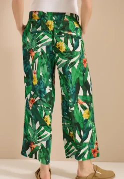 High Waist Wide Leg Hose im Loose Fit