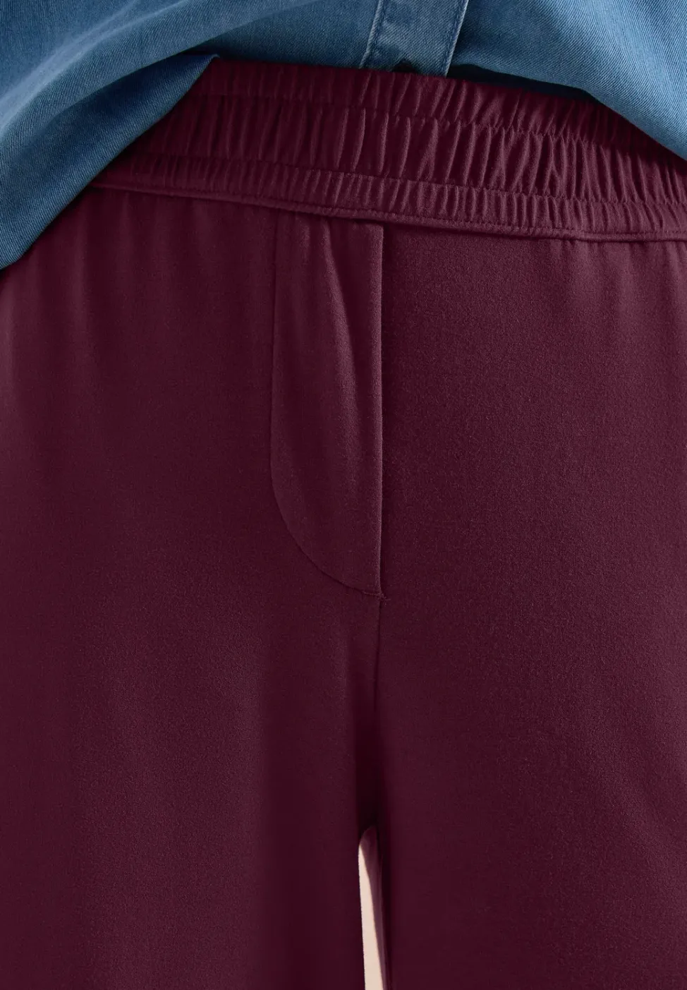 High Waist Wide Leg Hose im Loose Fit