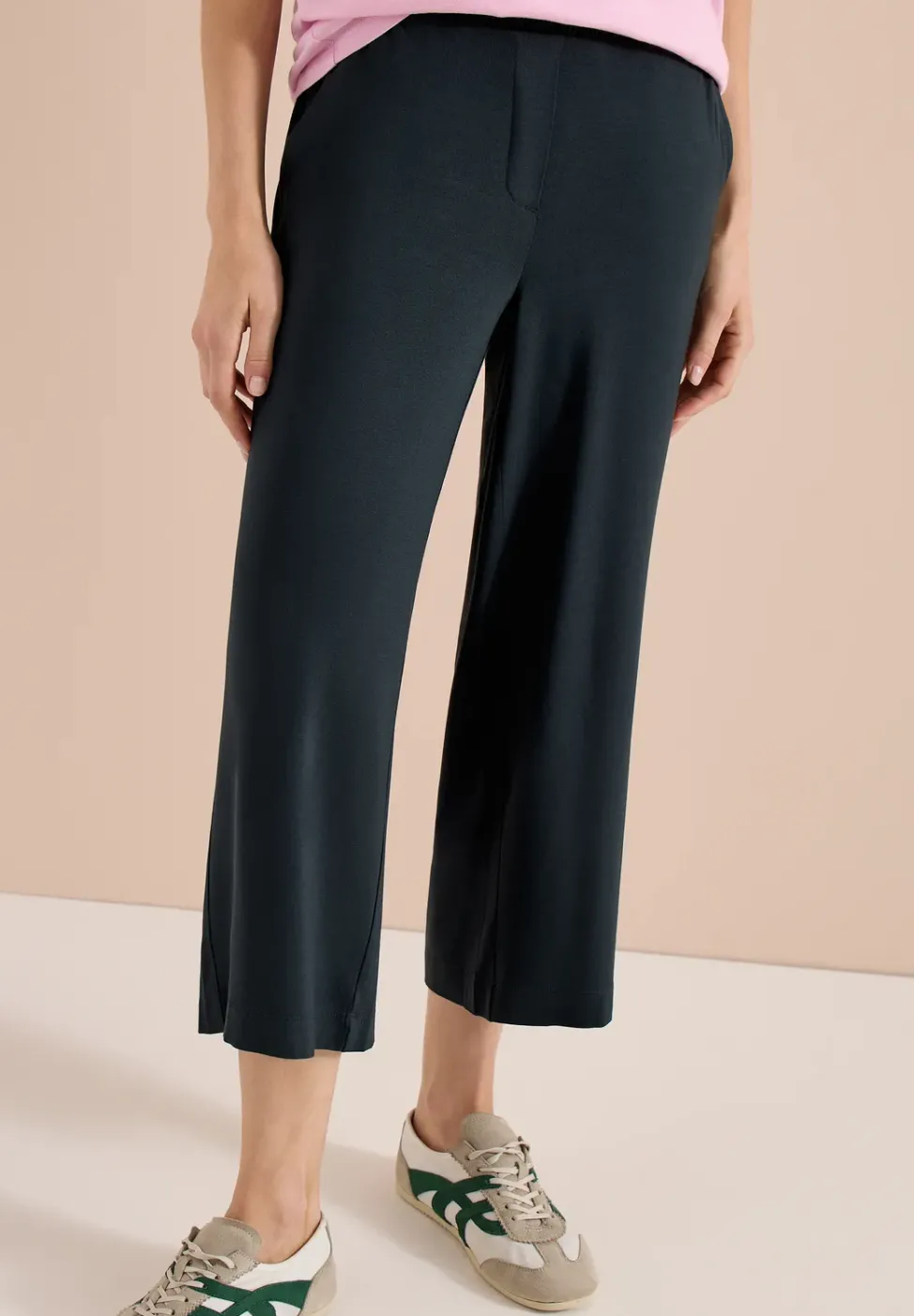 High Waist Wide Leg Hose im Loose Fit