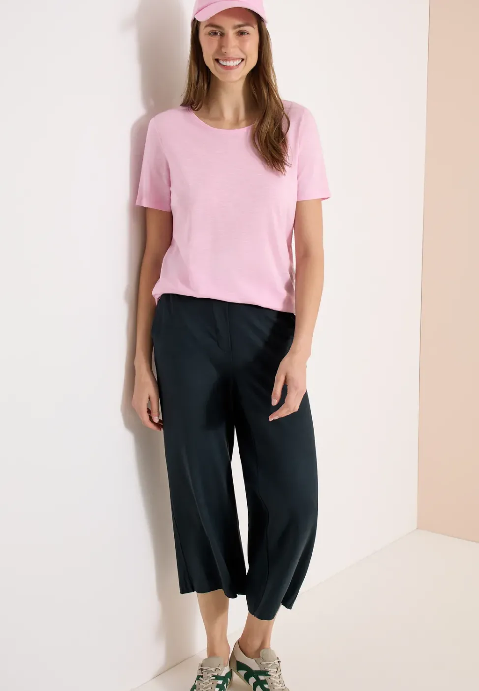High Waist Wide Leg Hose im Loose Fit