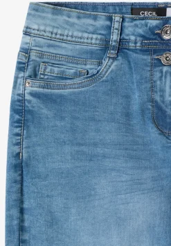 High Waist Wide Leg Jeans im Loose Fit