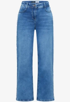 High Waist Wide Leg Jeans im Slim Fit