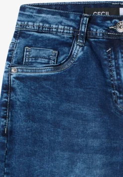 High Waist Wide Leg Jeans im Loose Fit