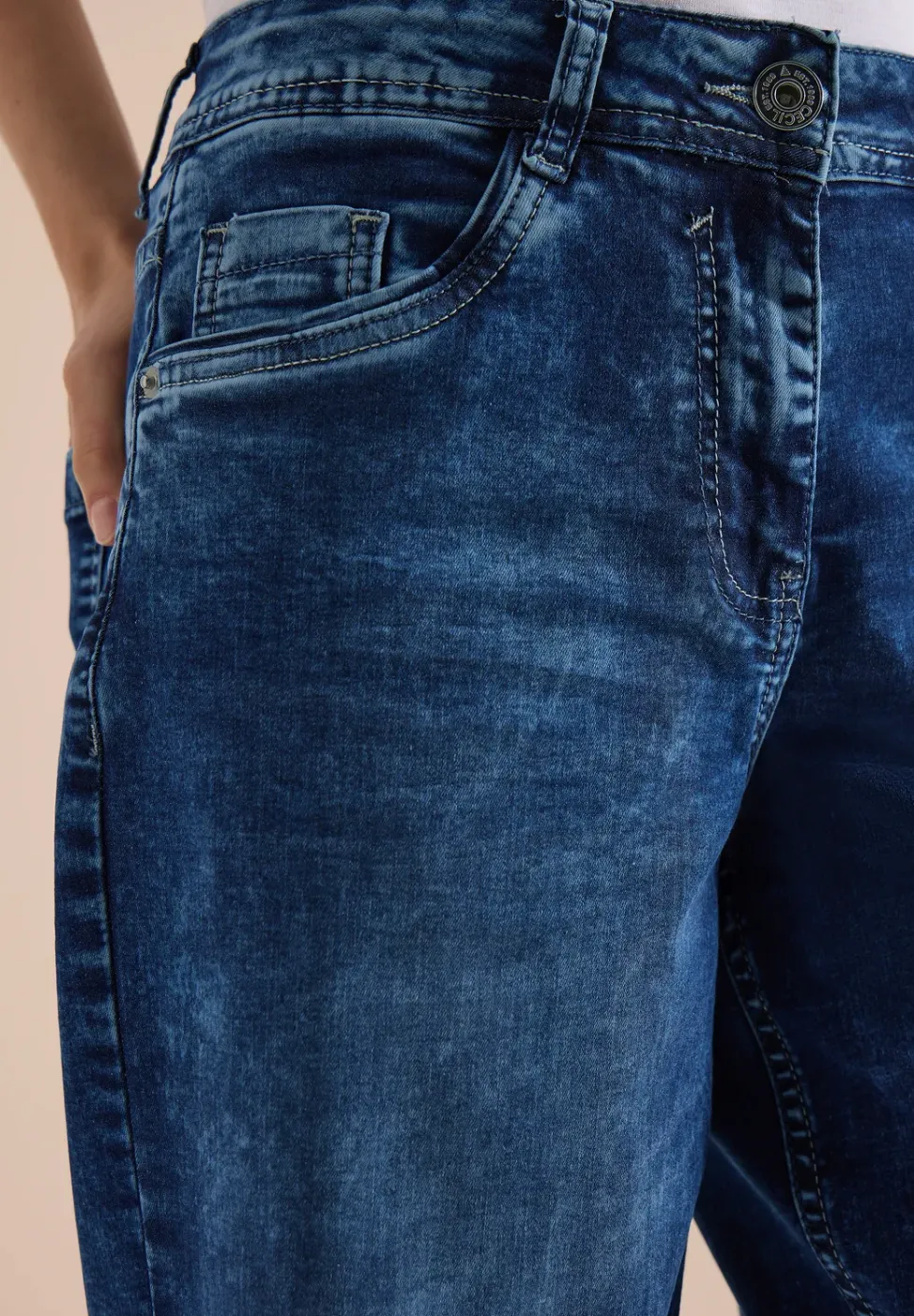 High Waist Wide Leg Jeans im Loose Fit