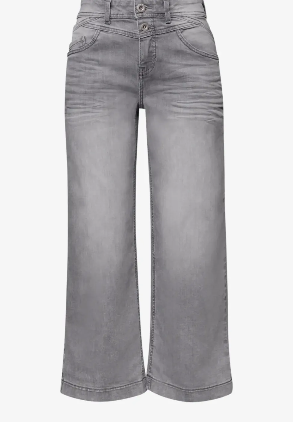 High Waist Wide Leg Jeans im Loose Fit