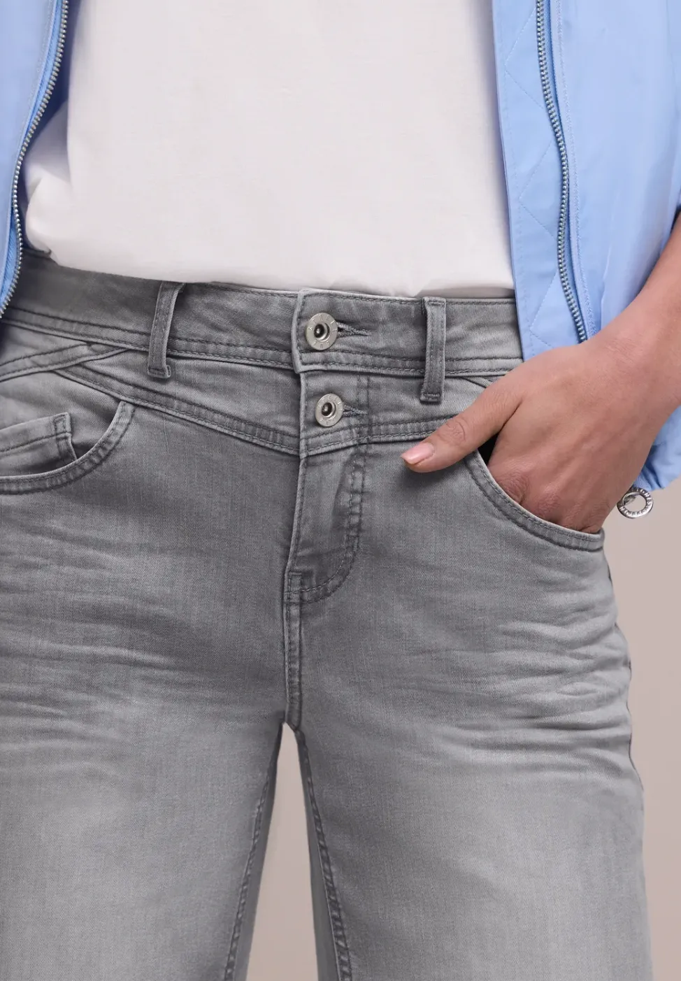 High Waist Wide Leg Jeans im Loose Fit