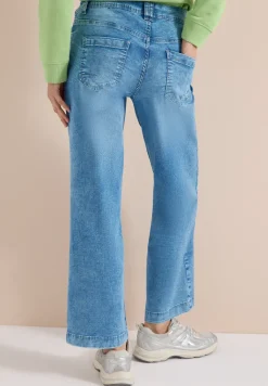 High Waist Wide Leg Jeans im Loose Fit