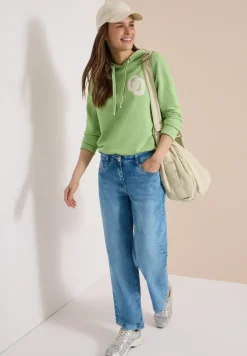 High Waist Wide Leg Jeans im Loose Fit