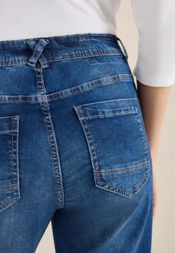 High Waist Wide Leg Jeans im Slim Fit