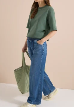 High Waist Wide Leg Jeans im Loose Fit