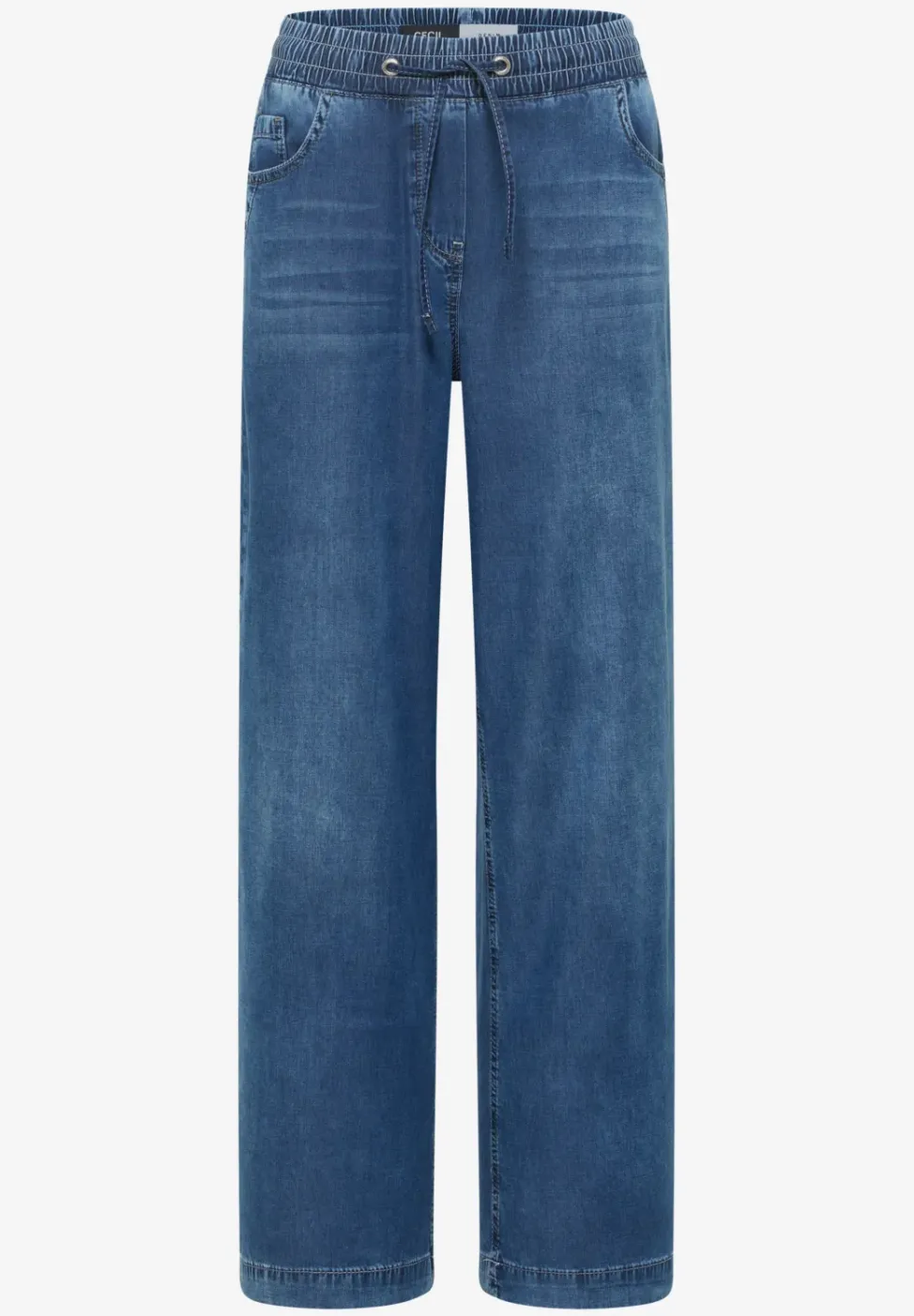 High Waist Wide Leg Jeans im Loose Fit