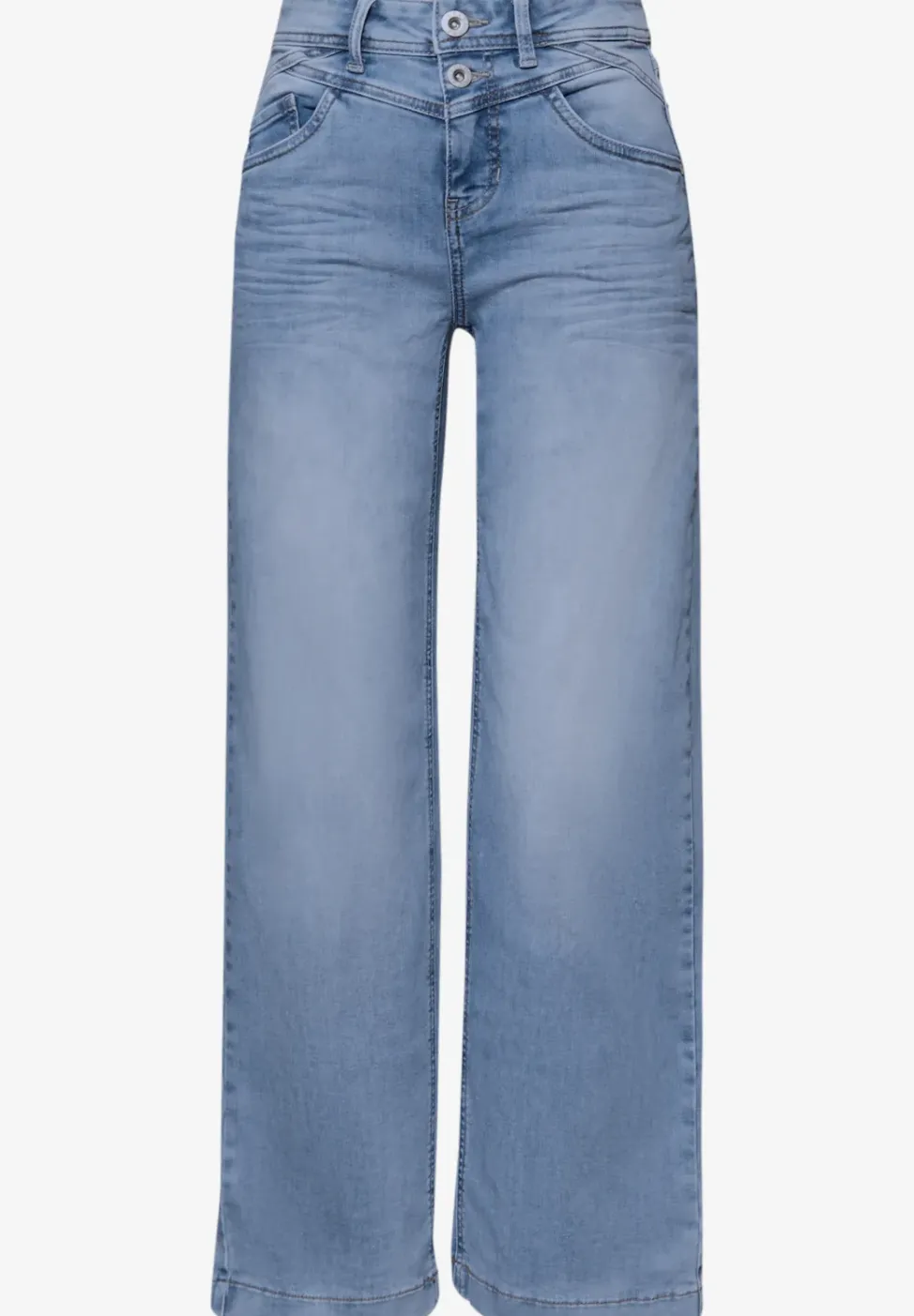 High Waist Wide Leg Jeans im Loose Fit