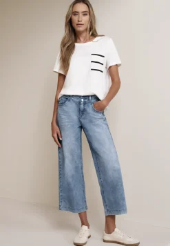 High Waist Wide Leg Jeans im Loose Fit