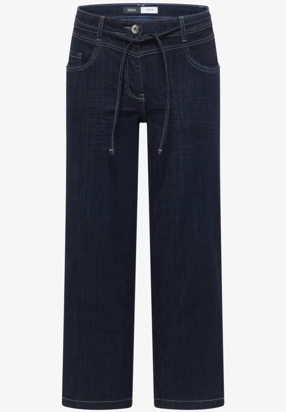 High Waist Wide Leg Jeans im Loose Fit