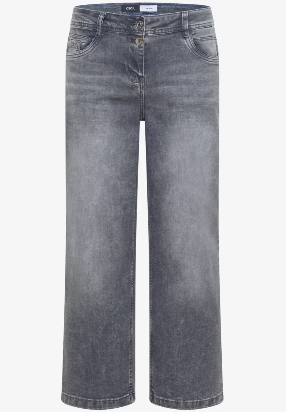 High Waist Wide Leg Jeans im Loose Fit