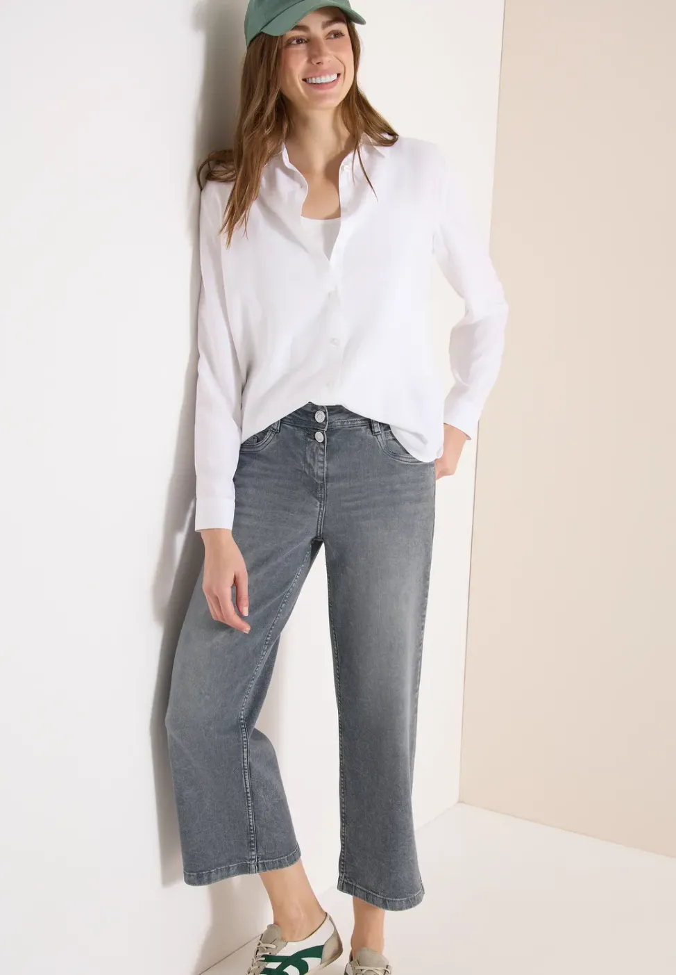 High Waist Wide Leg Jeans im Loose Fit
