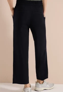 High Waist Wide Leg Jerseyhose im Loose Fit