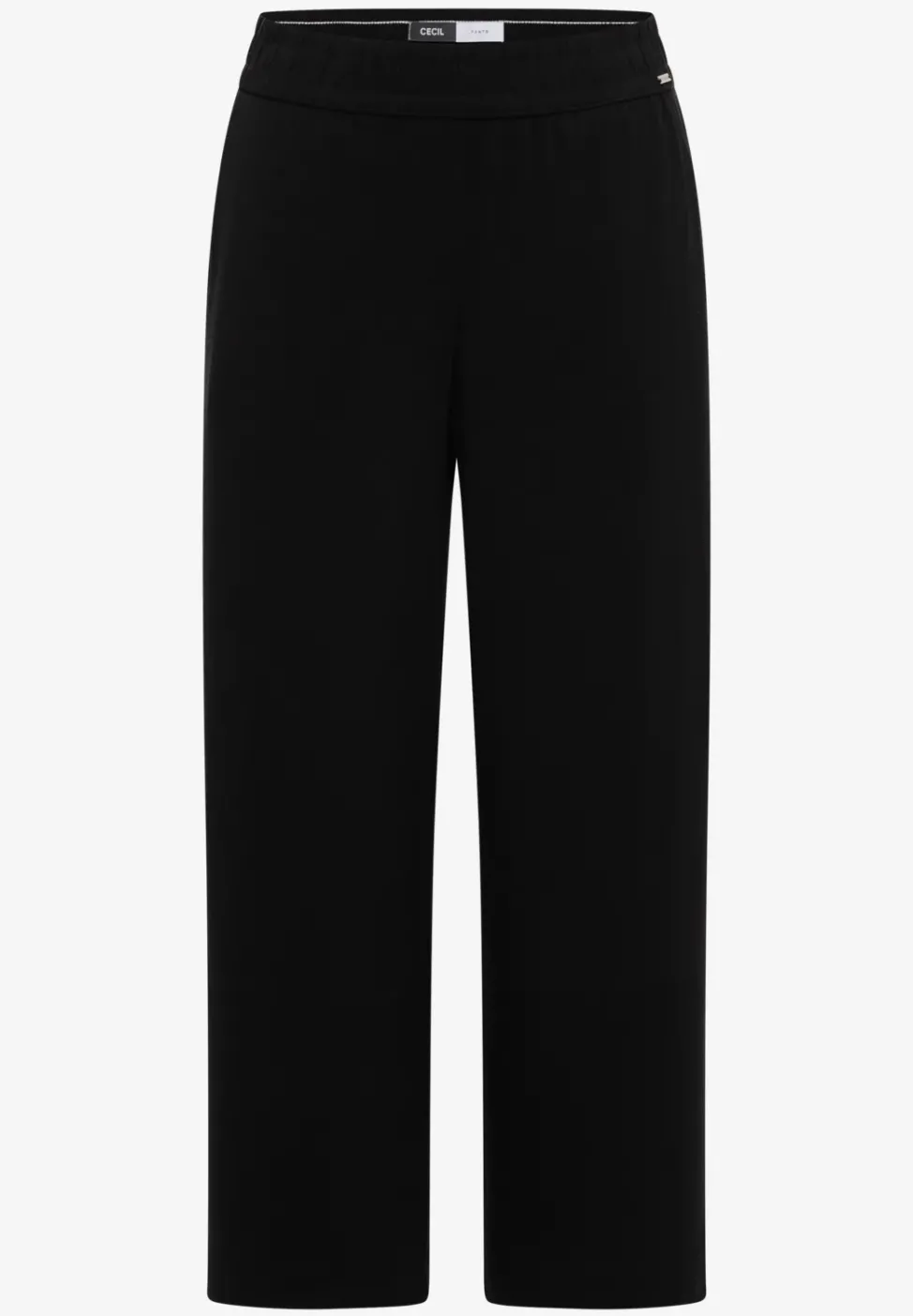High Waist Wide Leg Jerseyhose im Loose Fit
