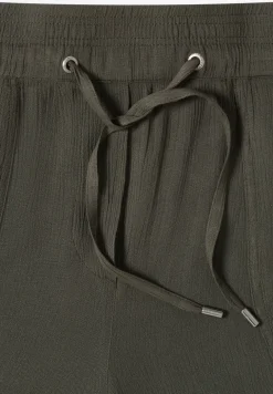 High Waist Wide Leg Shorts mit Struktur
