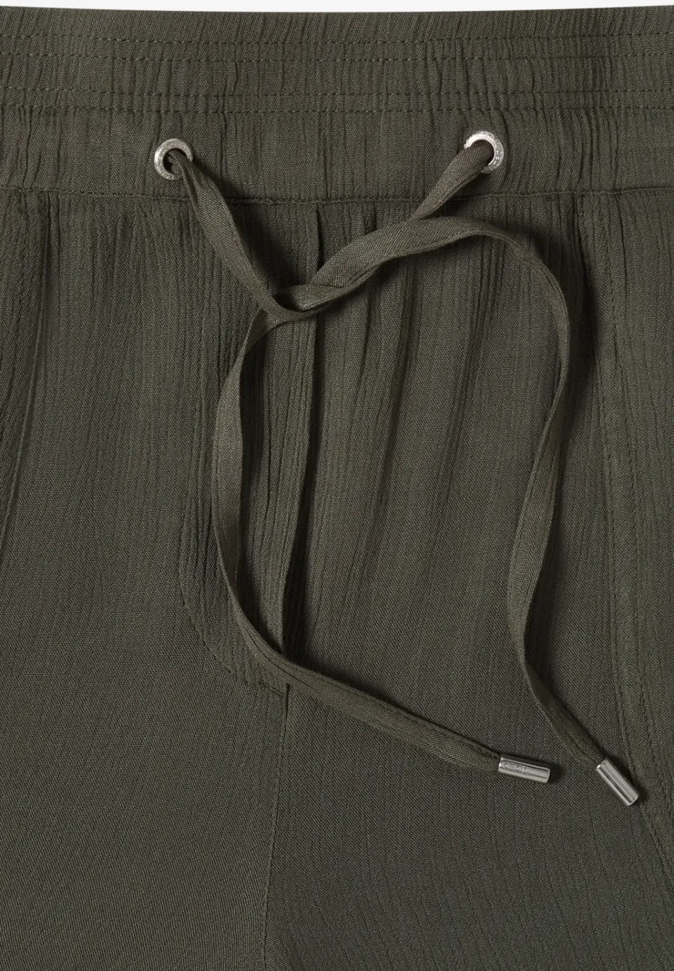 High Waist Wide Leg Shorts mit Struktur