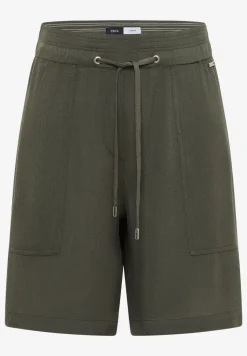 High Waist Wide Leg Shorts mit Struktur