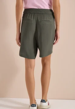 High Waist Wide Leg Shorts mit Struktur