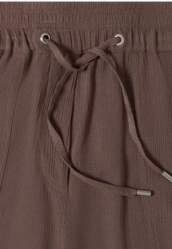 High Waist Wide Leg Shorts mit Struktur