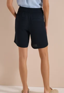 High Waist Wide Leg Shorts mit Struktur