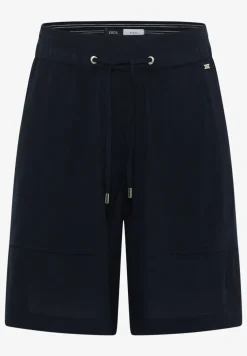 High Waist Wide Leg Shorts mit Struktur