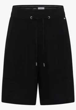 High Waist Wide Leg Shorts mit Struktur