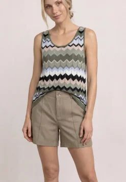 High Waist Bermuda im Casual Fit
