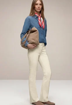 High Waist Bootcut Jeans im Slim Fit