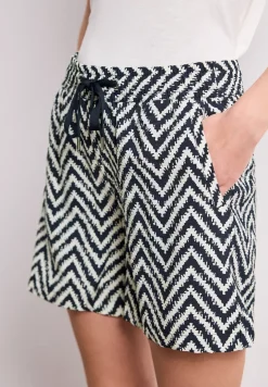 High Waist Shorts im Loose Fit mit Print