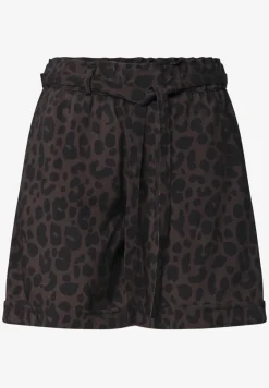 High Waist Shorts mit Paperbag-Bund
