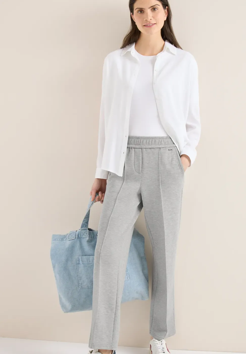 High Waist Straight Leg Hose