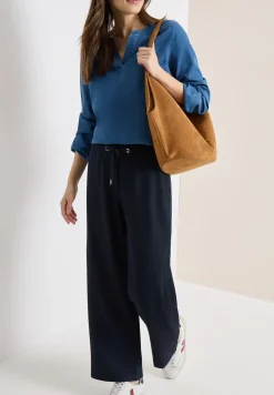 High Waist Straight Leg Hose im Loose Fit