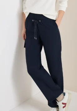 High Waist Straight Leg Hose im Loose Fit
