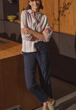 High Waist Straight Leg Hose im Loose Fit